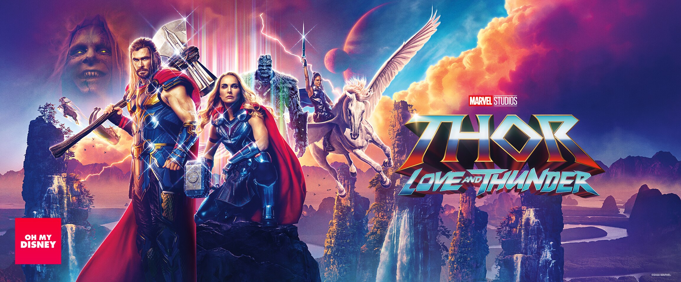 Prepare For The Arrival Of Marvel Studios Thor Love And Thunder with  These Electrifying Wallpapers For Your Mobile And Video Calls  Disney  Singapore